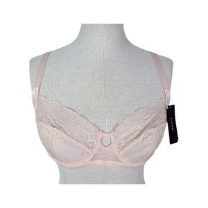 NWT Natori Statement Bra sz 32C * Cameo Rose / Cashmere Underwire Lace Bra